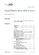 SAP Crystal Reports Server 2008 - Supported Platforms Linux